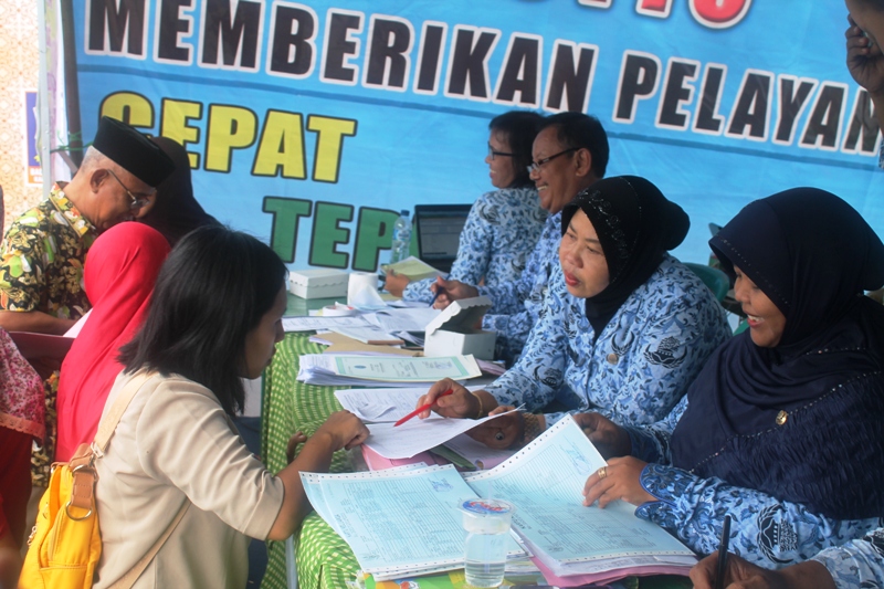 Banyak Pengunjung di Stand Disdukcapil