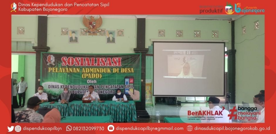 Sosialisasi Pelayanan Adminduk Desa Di Kecamatan Kedungadem Dan Kecamatan Sugiwaras