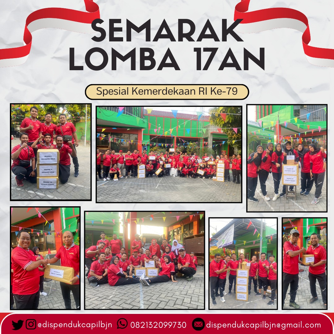Semarak Lomba 17an DISPENDUKCAPIL Bojonegoro