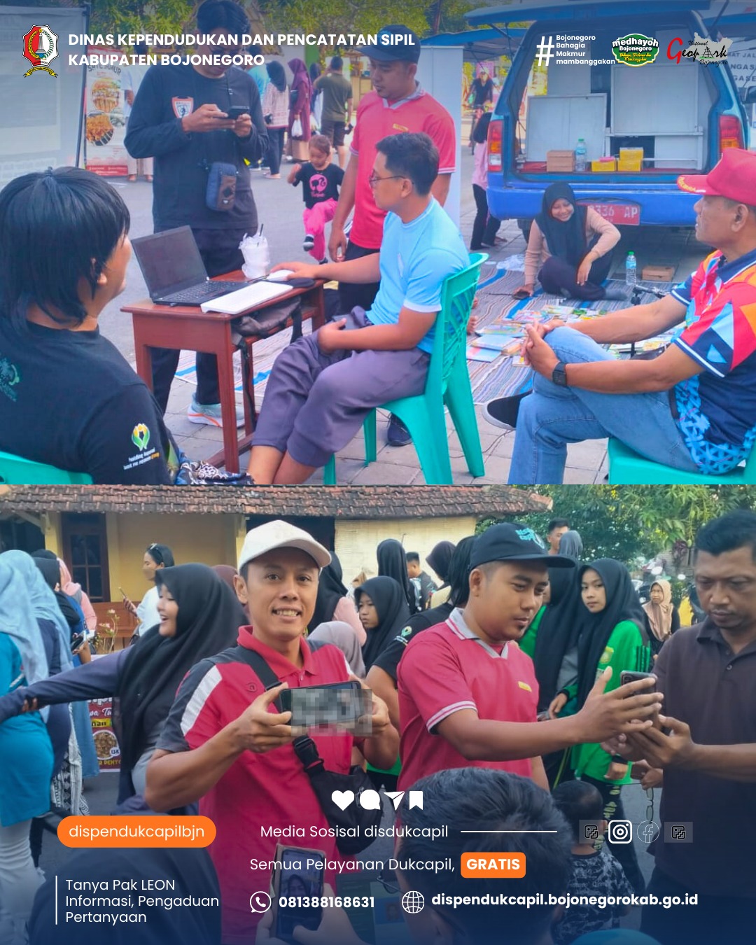 Pelayanan Dukcapil Hadir Lebih Dekat Bersama Masyarakat dalam "SAPA NGASEM""