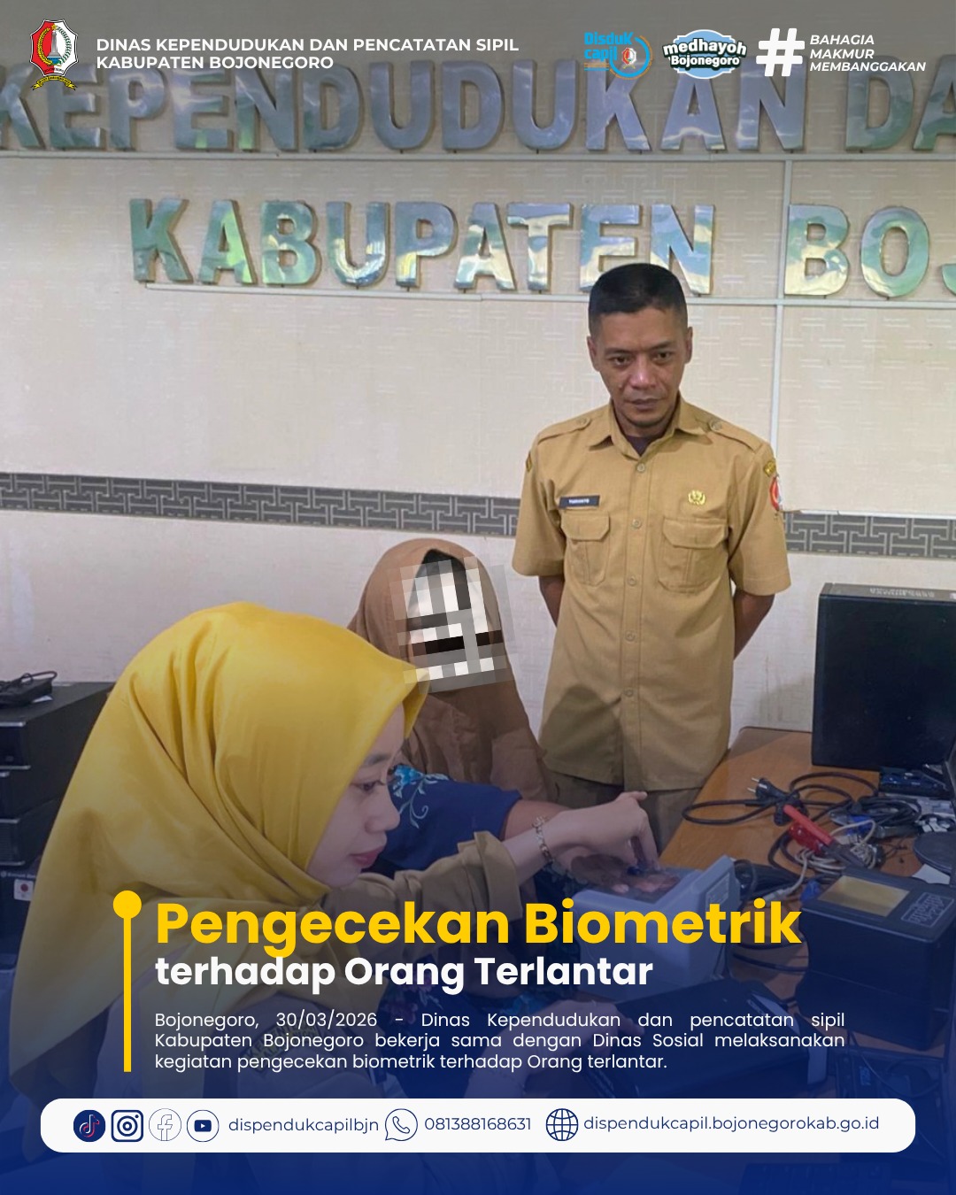 Pengecekan Biometrik Orang Terlantar untuk Mendukung Proses Pemulangan ke Daerah Asal